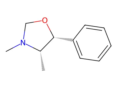3,4-Dimethyl-5-phenyl-1,3-oxazolidine structure