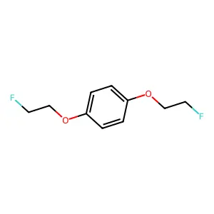 1,4-Bis(2-fluoroethoxy)benzene structure
