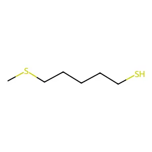 6-Thia-1-heptanethiol structure