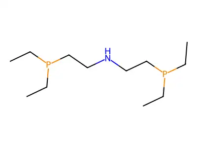 Ethanamine, 2-(diethylphosphino)-N-[2-(diethylphosphino)ethyl]- structure