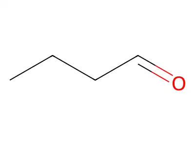 丁醛 structure