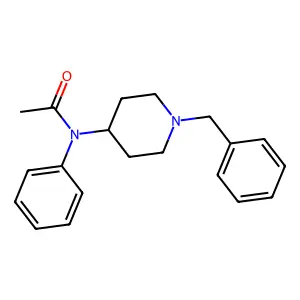 N-Phenyl-N-(1-(phenylmethyl)-4-piperidinyl)acetamide structure