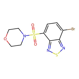 4-Bromo-7-(4-morpholinylsulfonyl)-2,1,3-benzothiadiazole structure