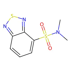 N,N-Dimethyl-2,1,3-benzothiadiazole-4-sulfonamide structure
