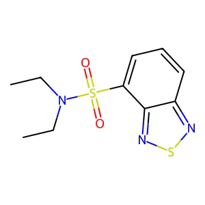 N,N-二乙基-2,1,3-苯并噻二唑-4-磺酰胺 structure
