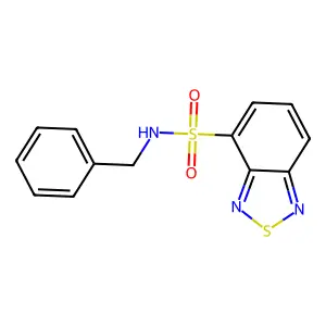 N-苄基-2,1,3-苯并噻二唑-4-磺酰胺 structure