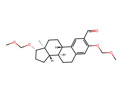 2-Formyl-3,17  -O-bis(methoxymethyl)estradiol structure
