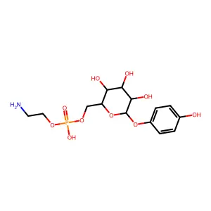 熊果苷-6-磷酸乙醇胺 structure