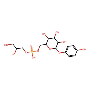 6-Arbutinphosphoglycerol structure
