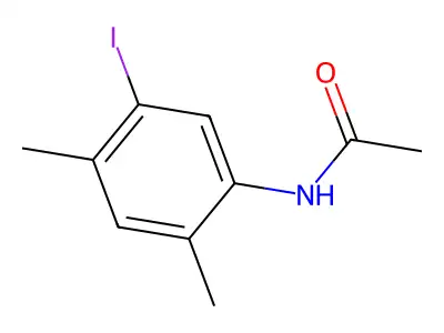 N-(5-Iodo-2,4-dimethylphenyl)acetamide structure