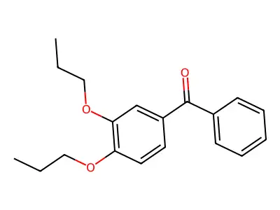 Methanone, (3,4-dipropoxyphenyl)phenyl- structure