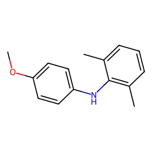 Benzenamine, N-(4-methoxyphenyl)-2,6-dimethyl- structure