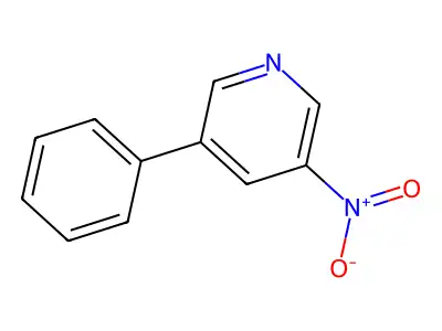3-Nitro-5-phenylpyridine structure