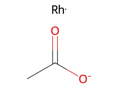rhodium(I) acetate structure