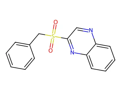 2-(Benzylsulfonyl)quinoxaline structure