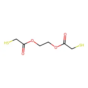 Ethylene di(S-thioacetate) structure