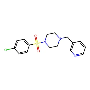 1-(4-Chloro-benzenesulfonyl)-4-pyridin-3-ylmethyl-piperazine structure