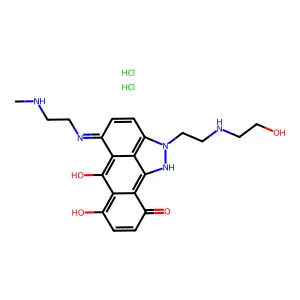 替洛蒽醌盐酸盐(无水物) structure