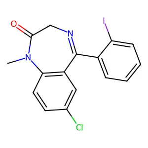 2'-Iododiazepam structure