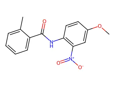 N-(4-methoxy-2-nitrophenyl)-2-methylbenzamide structure