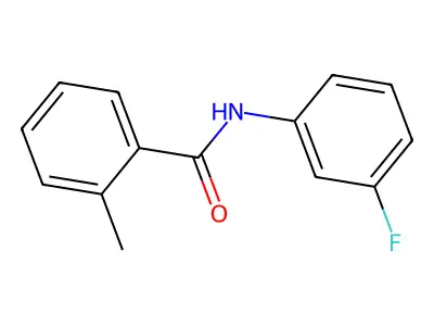 N-(3-氟苯基)-2-甲基苯甲酰胺 structure