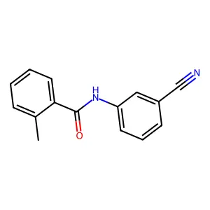 N-(3-氰基苯基)-2-甲基苯甲酰胺 structure