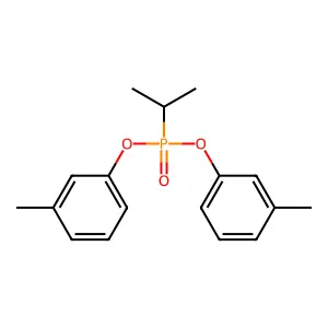 Phosphonic acid, (1-methylethyl)-, bis(3-methylphenyl) ester structure