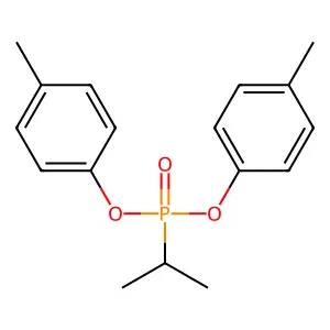 Phosphonic acid, (1-methylethyl)-, bis(4-methylphenyl) ester structure