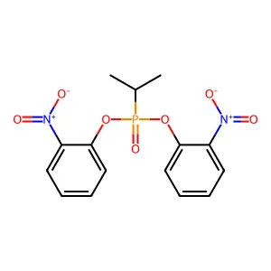 Phosphonic acid, (1-methylethyl)-, bis(2-nitrophenyl) ester structure