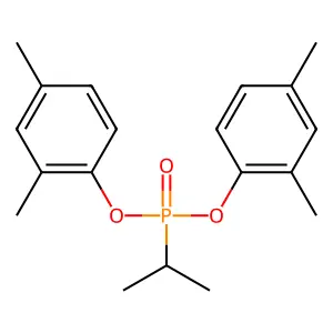 Phosphonic acid, (1-methylethyl)-, bis(2,4-dimethylphenyl) ester structure