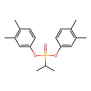 Phosphonic acid, (1-methylethyl)-, bis(3,4-dimethylphenyl) ester structure
