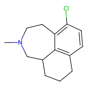 2-Chloro-11-methyl-11-azatricyclo[7.4.1.05,14]tetradeca-1,3,5(14)-triene structure