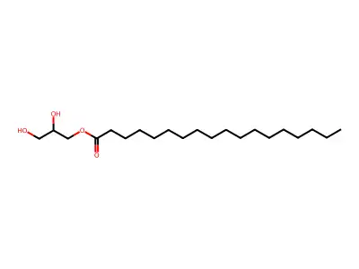 单硬脂酸甘油酯 structure