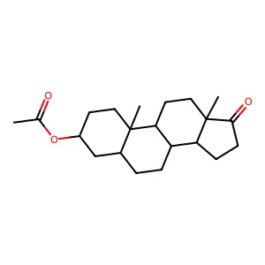 3beta-Acetoxy-5alpha-androstan-17-one structure