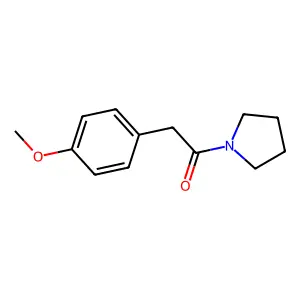 2-(4-Methoxyphenyl)-1-pyrrolidin-1-ylethanone structure