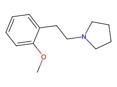 1-[(2-Methoxyphenyl)acetyl]pyrrolidine structure