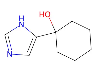 1-(1h-Imidazol-4-yl)-cyclohexanol structure