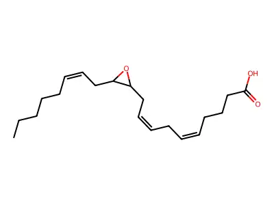 10-(3-(辛-2-烯-1-基)环氧乙烷-2-基)癸-5,8-二烯酸 structure