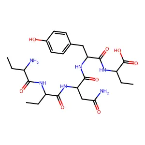 H-Abu-Abu-Asn-Tyr-Abu-OH structure