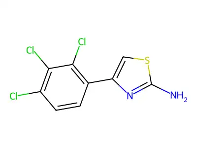 4-(2,3,4-Trichloro-phenyl)-thiazol-2-ylamine structure