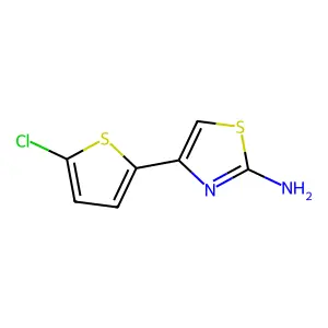 4-(5-Chlorothiophen-2-yl)-1,3-thiazol-2-amine structure