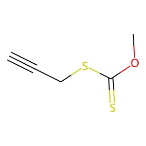 Carbonodithioic acid, O-methyl S-2-propynyl ester structure