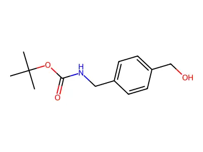 tert-Butyl [4-(hydroxymethyl)benzyl]carbamate structure