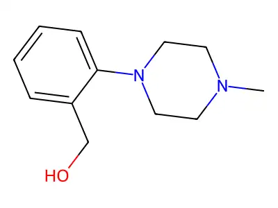 (2-(4-Methylpiperazin-1-yl)phenyl)methanol structure