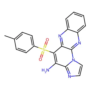 5-((4-Methylphenyl)sulfonyl)imidazo[2',1':6,1]pyrido[2,3-b]quinoxalin-4-amine structure