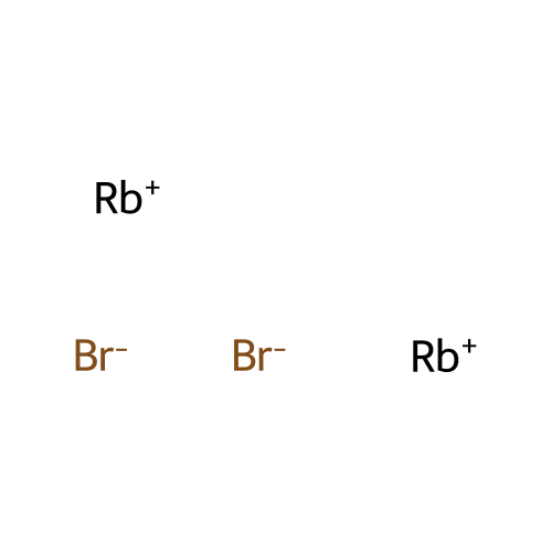 Bis(rubidium(1+)) dibromide structure