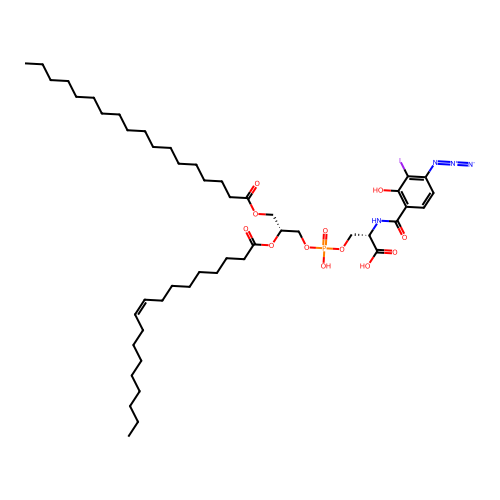 4-Azidosalicylic acid-phosphatidylserine structure