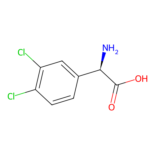 (R)-2-Amino-2-(3,4-dichlorophenyl)acetic acid structure