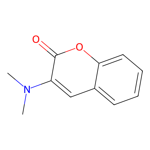3-(Dimethylamino)-2H-chromen-2-one structure