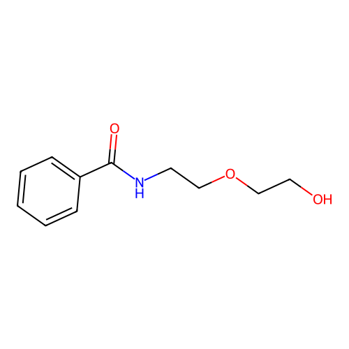 N-[2-(2-hydroxyethoxy)ethyl]benzamide structure